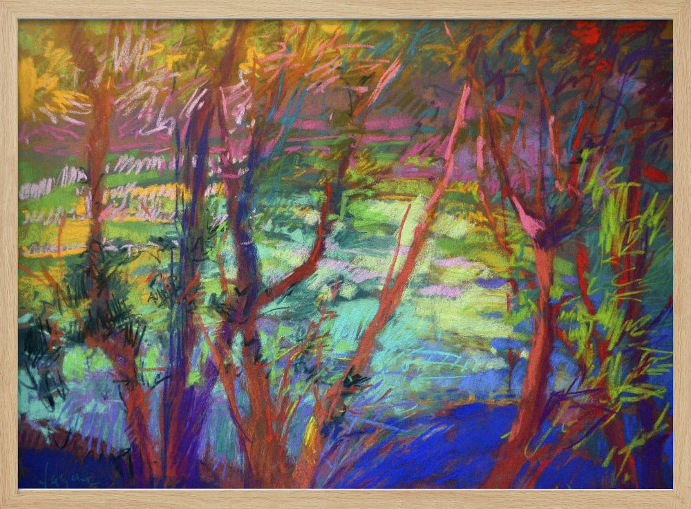 Vibrant Forest Flow | Poster