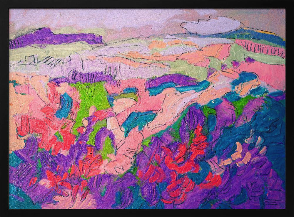 Colorful Petal Dance | Poster