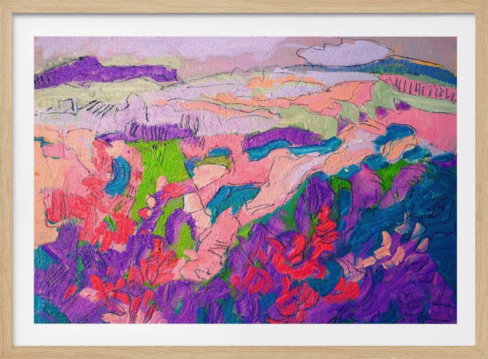 Colorful Petal Dance | Poster