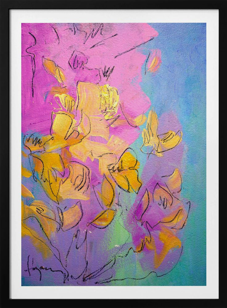 Vibrant Petals Dance | Poster