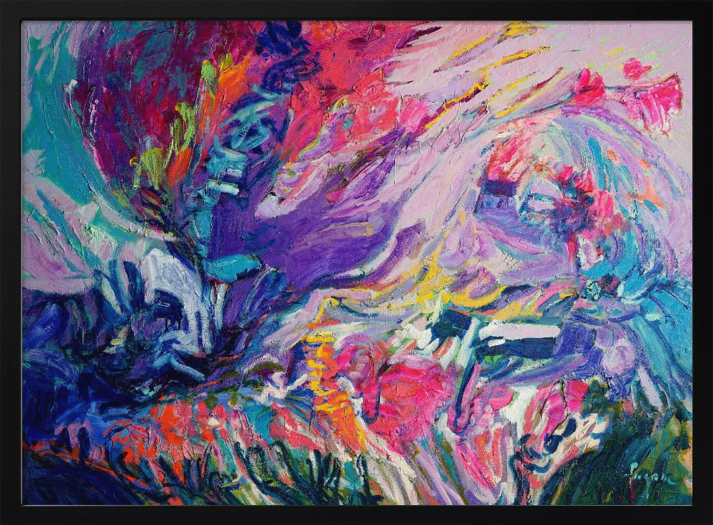 Expressionist Colorful Abstract | Poster