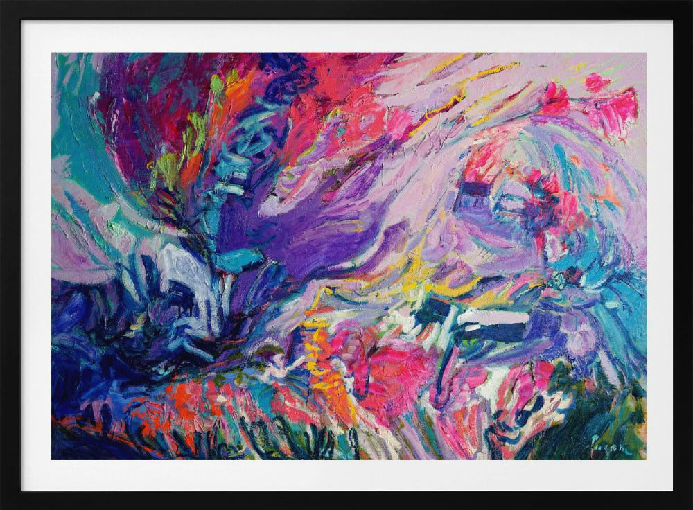 Expressionist Colorful Abstract | Poster