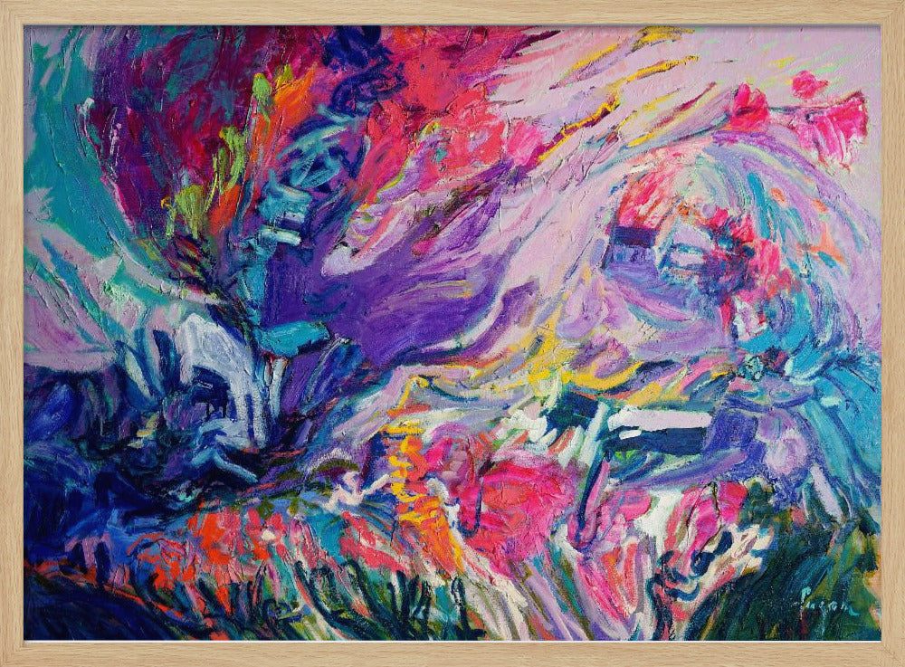 Expressionist Colorful Abstract | Poster