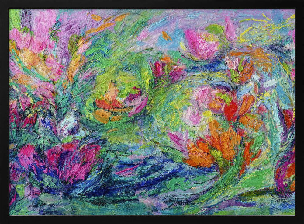 Vibrant Floral Landscape | Poster