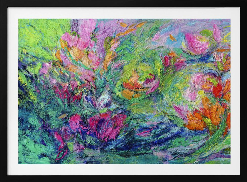 Vibrant Floral Landscape | Poster