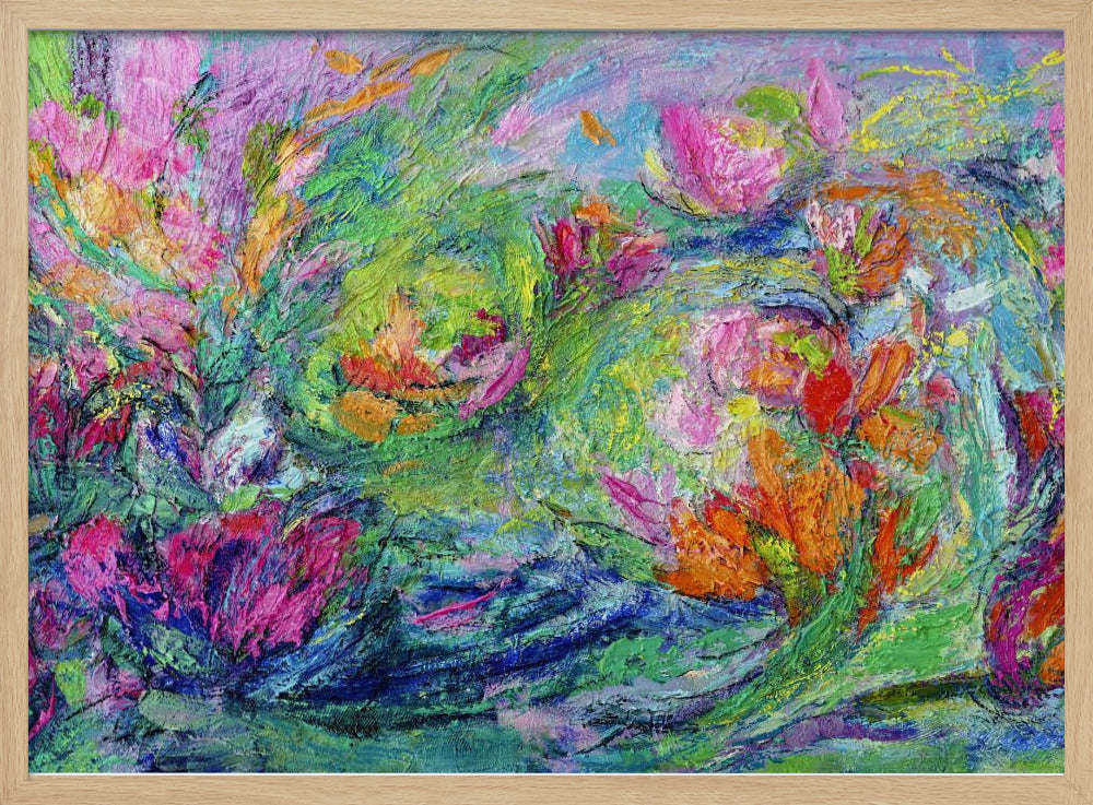 Vibrant Floral Landscape | Poster