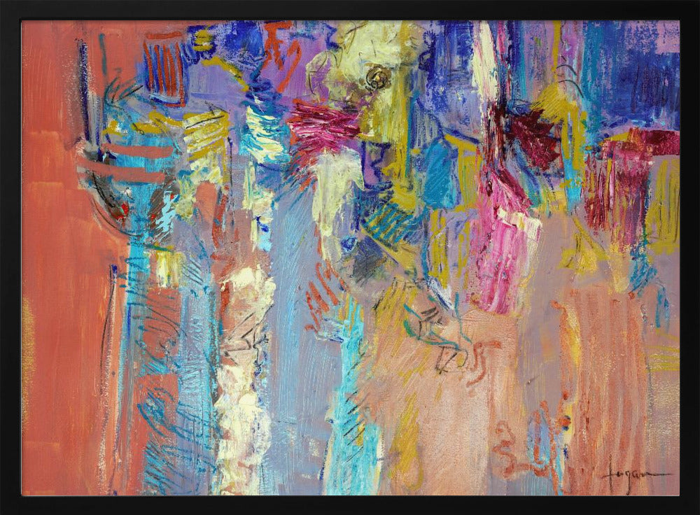 Expressionist Colorful Abstract | Poster