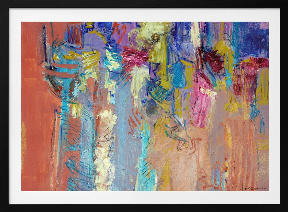 Expressionist Colorful Abstract | Poster