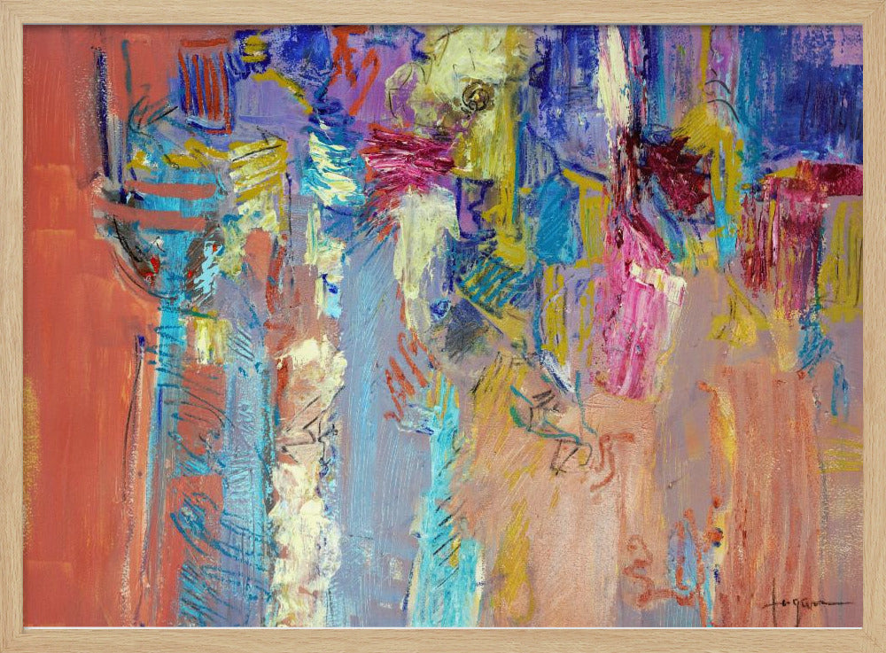 Expressionist Colorful Abstract | Poster