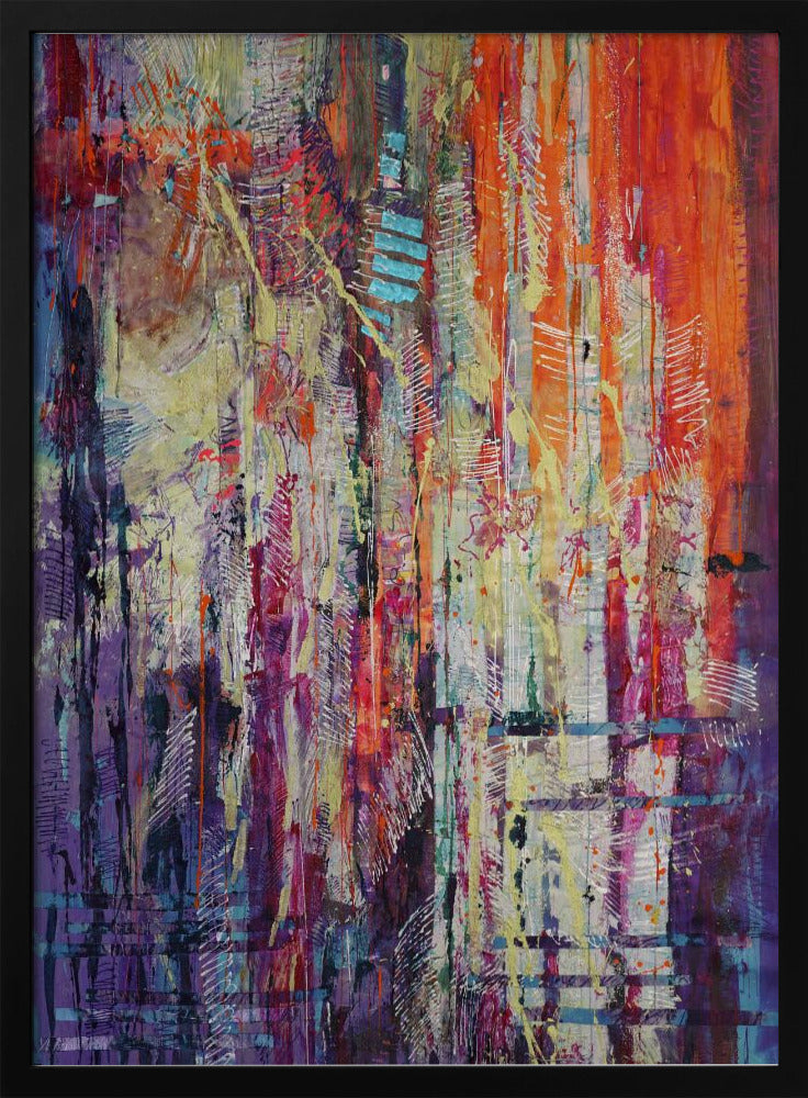 Graceful Echoes of Vibrance | Poster