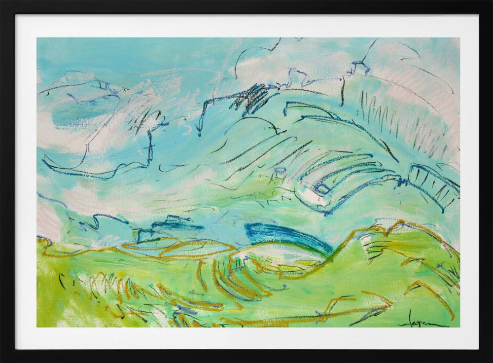 Whimsical Hillscape | Poster