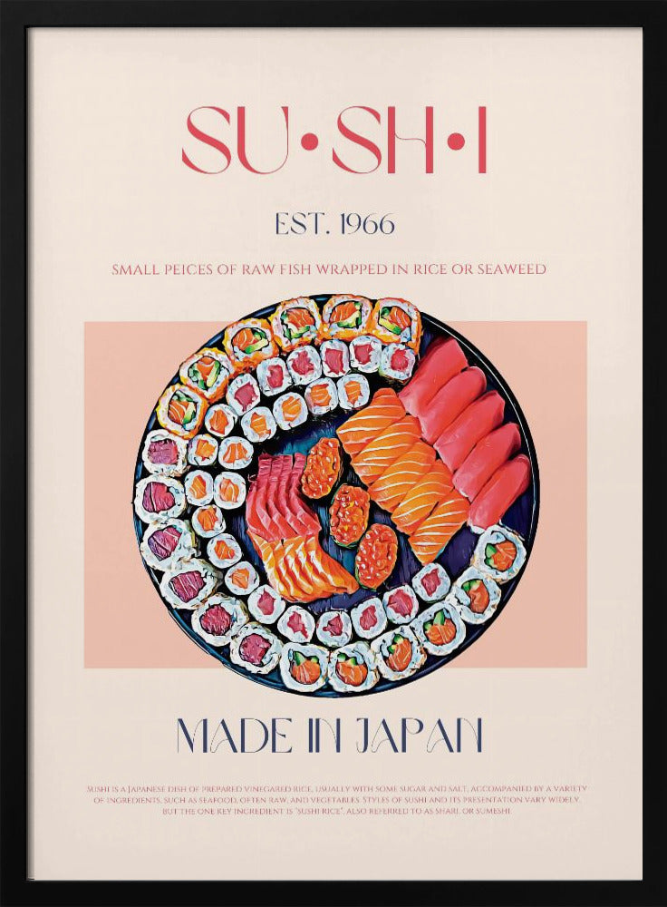 Colorful Sushi Delight | Poster