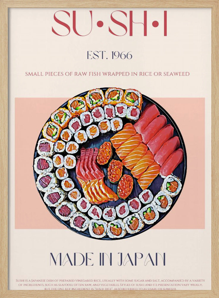 Colorful Sushi Delight | Poster