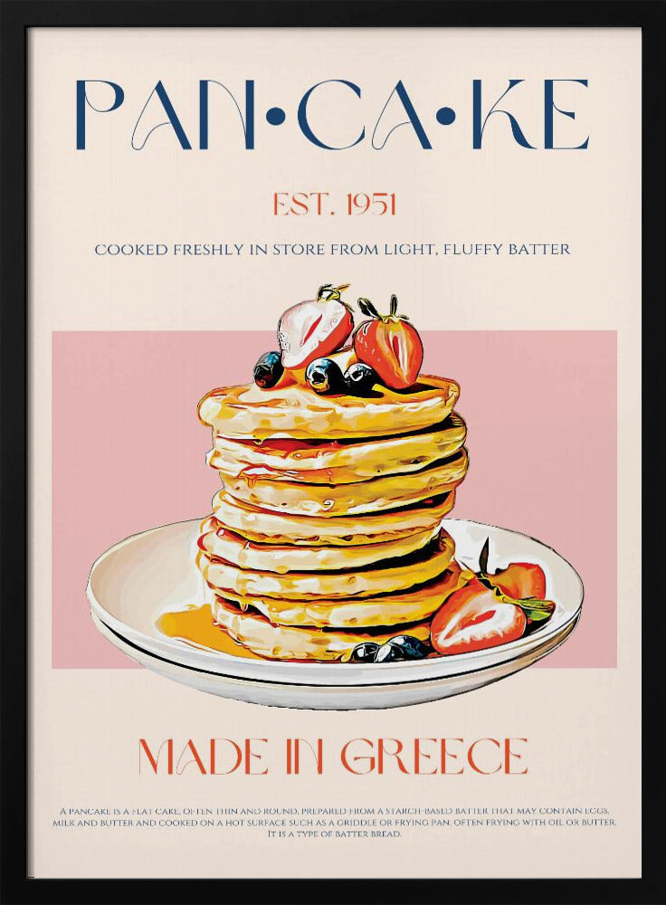 Fluffy Greek Pancakes | Poster