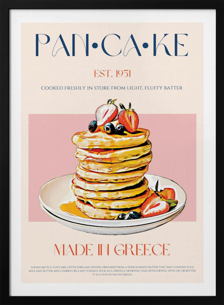 Fluffy Greek Pancakes | Poster