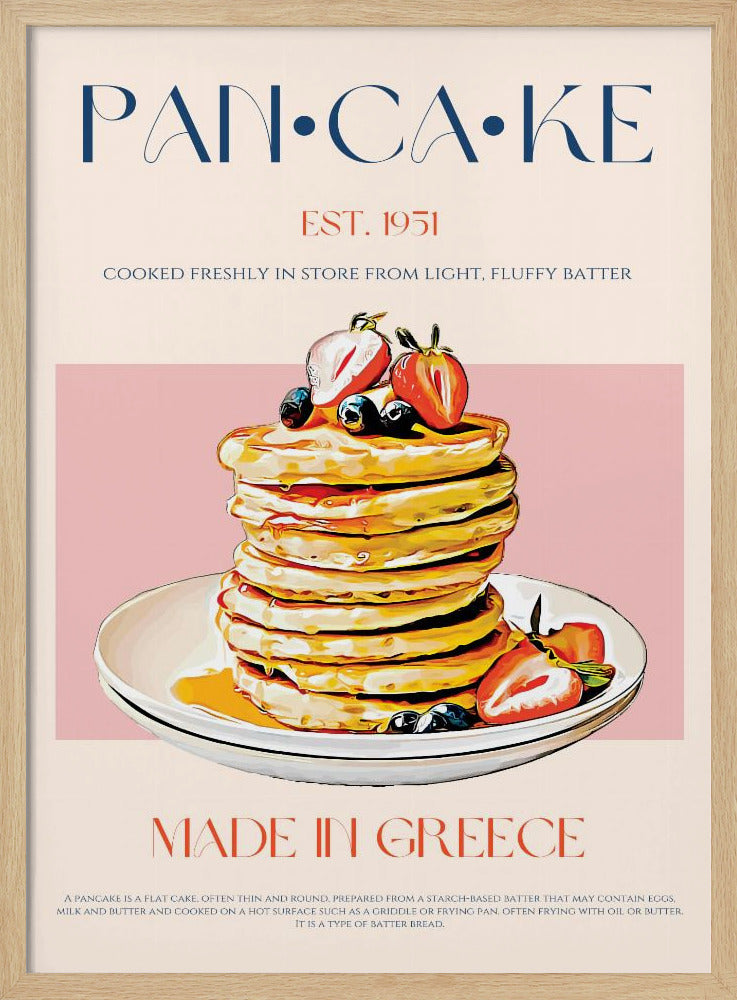 Fluffy Greek Pancakes | Poster