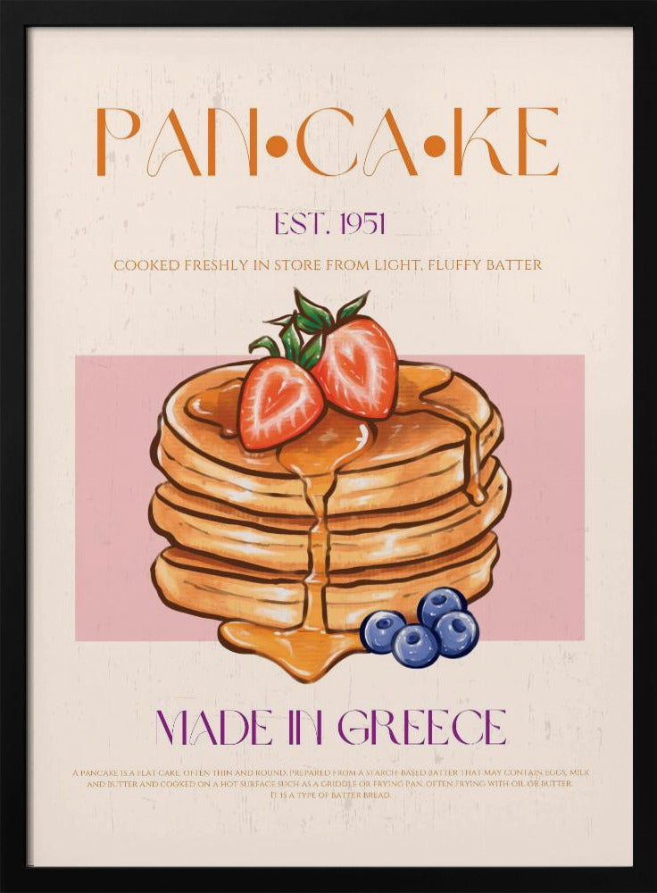 Fluffy Greek Pancakes | Poster