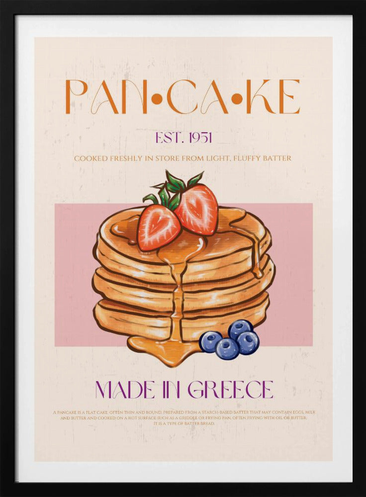 Fluffy Greek Pancakes | Poster