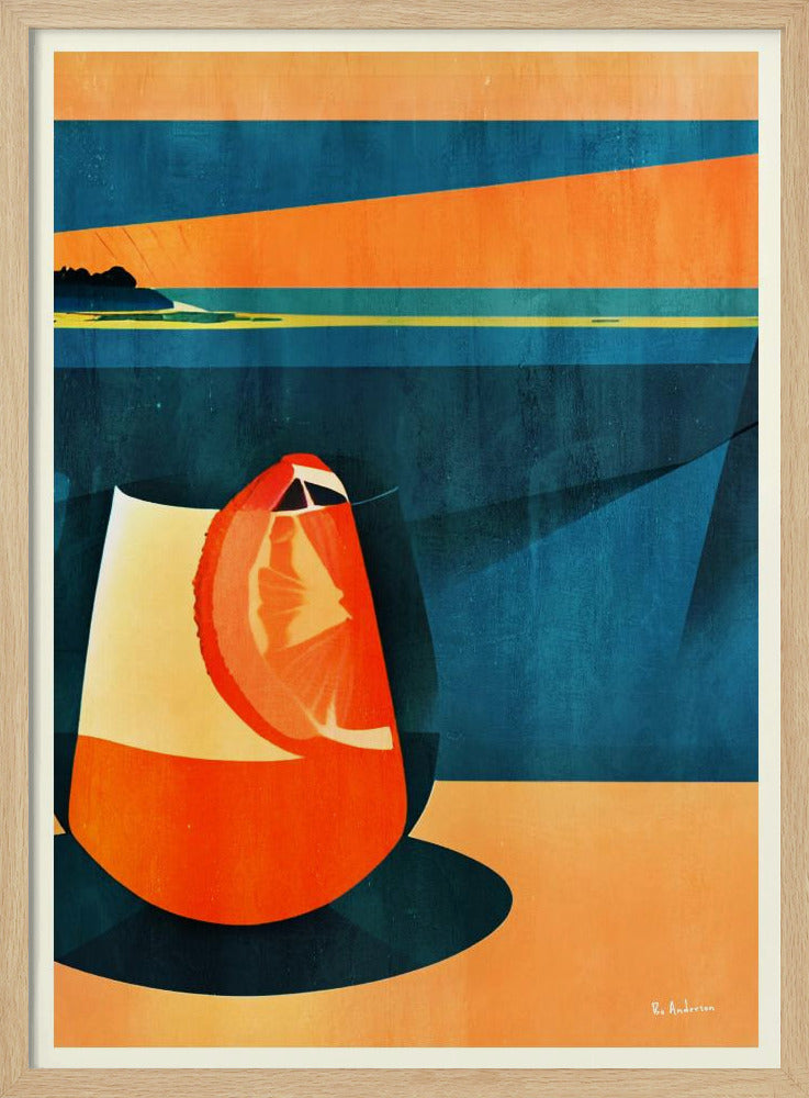 Negroni At Sunset | Poster