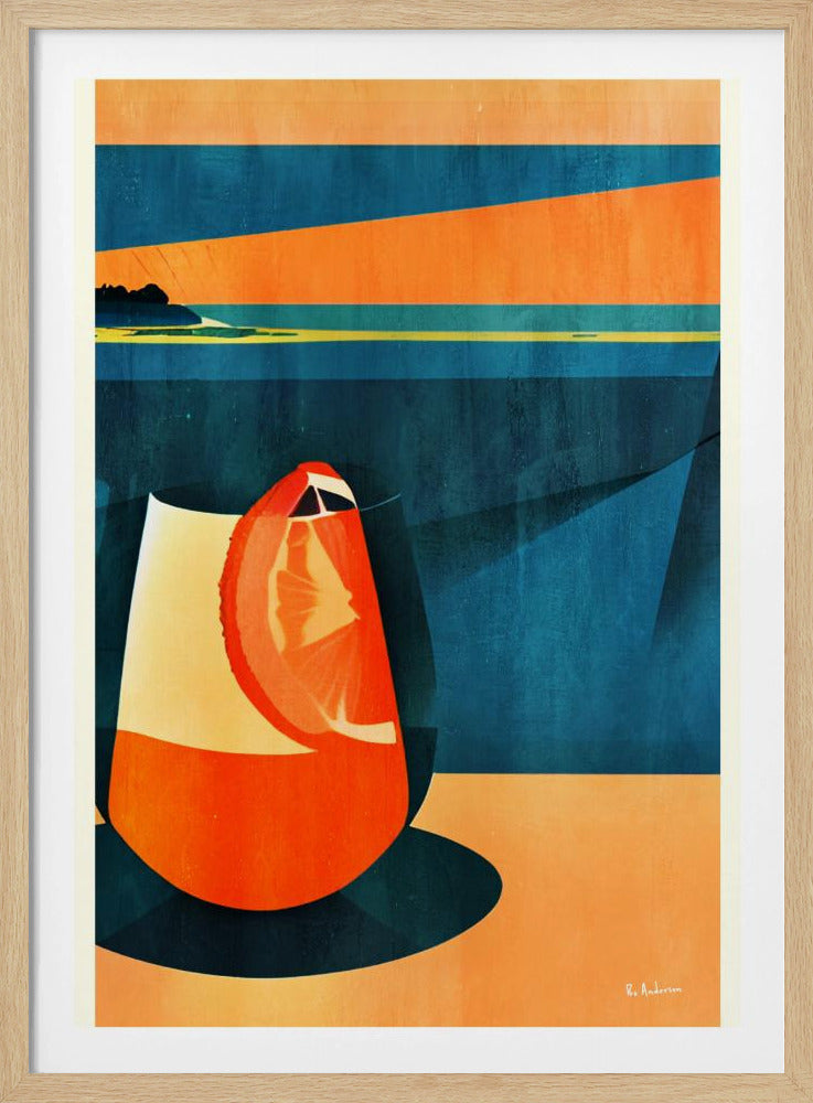 Negroni At Sunset | Poster