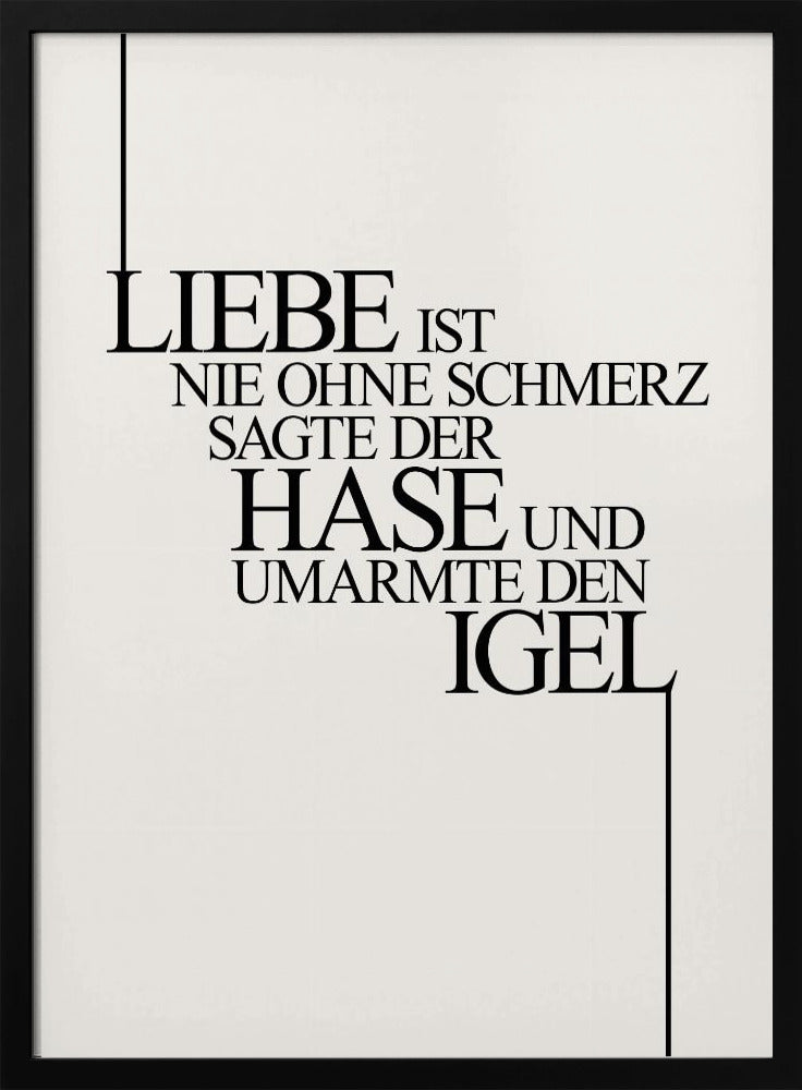 Hase Und Igel | Poster