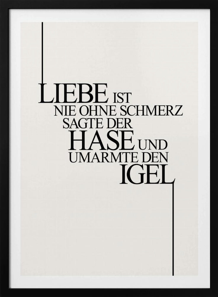 Hase Und Igel | Poster