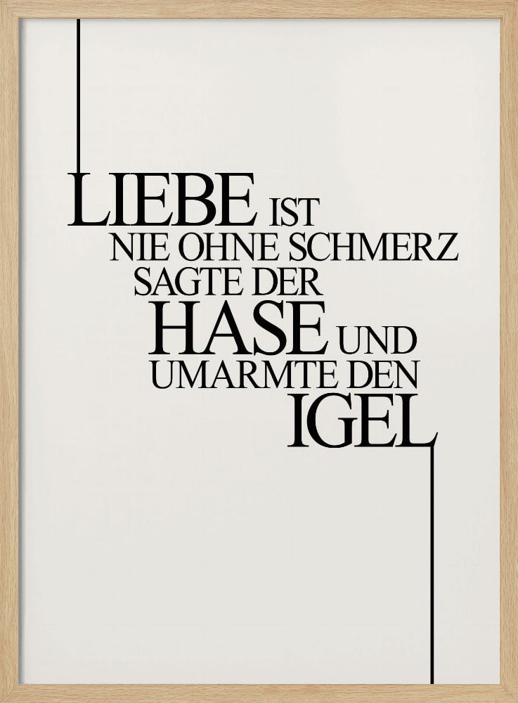 Hase Und Igel | Poster