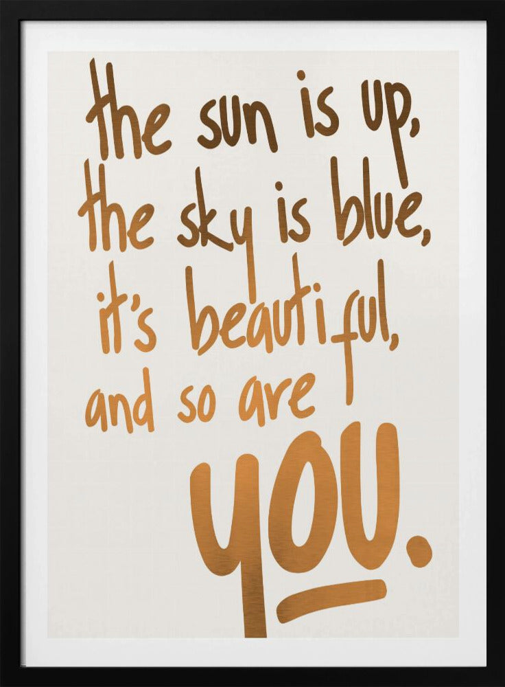 You Are Beautiful (vers.1) | Poster