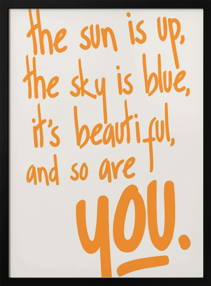 You Are Beautiful (vers.2) | Poster