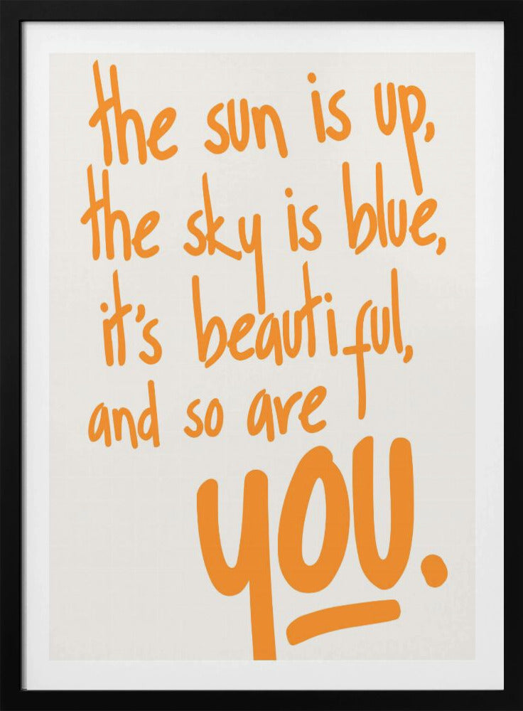 You Are Beautiful (vers.2) | Poster