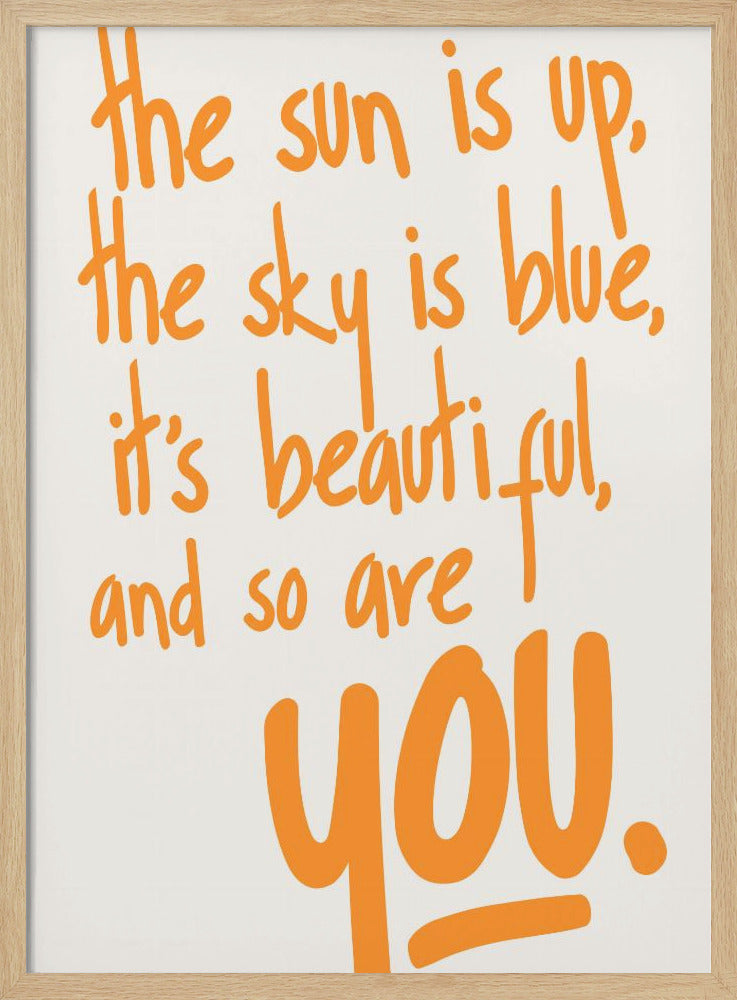 You Are Beautiful (vers.2) | Poster