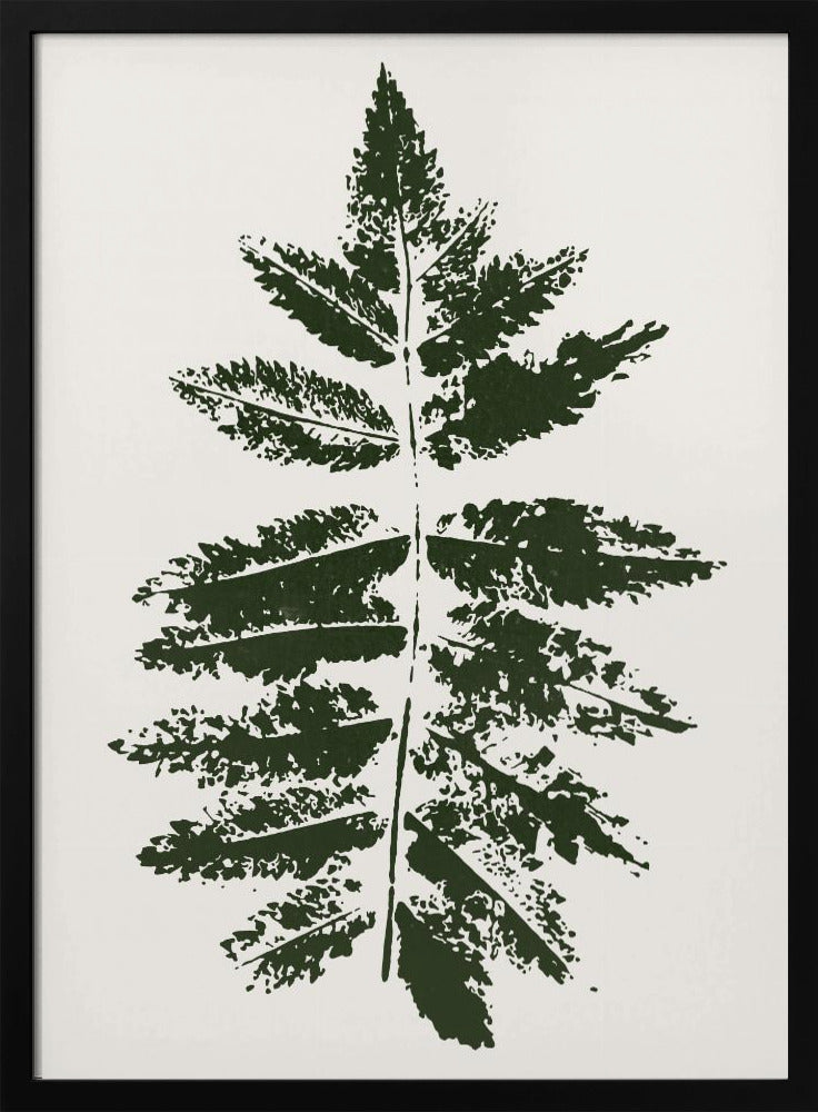Oak Leaf Print (green) | Poster