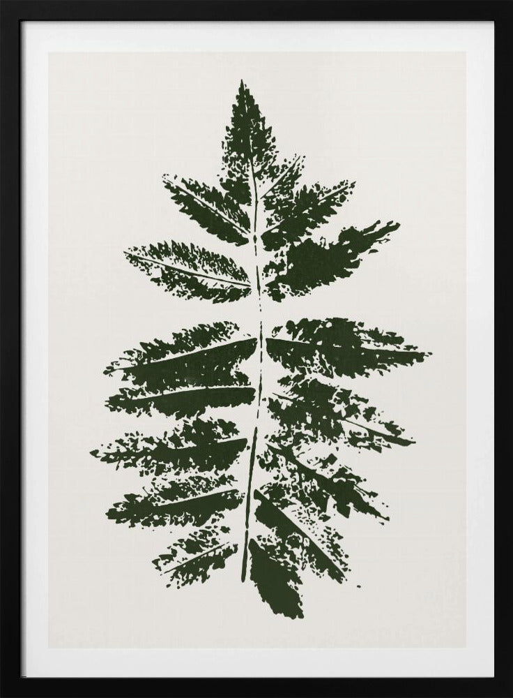 Oak Leaf Print (green) | Poster