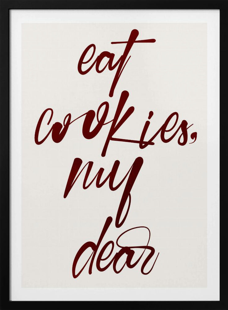 Eat Cookies, My Dear | Poster