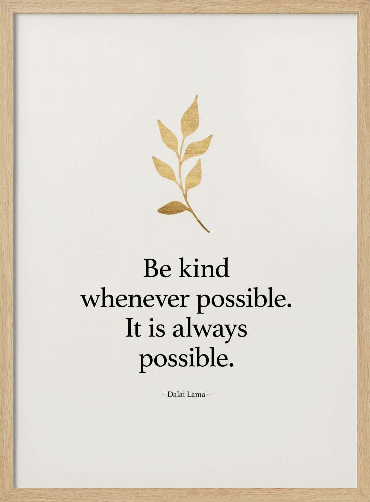 Always Be Kind | Poster