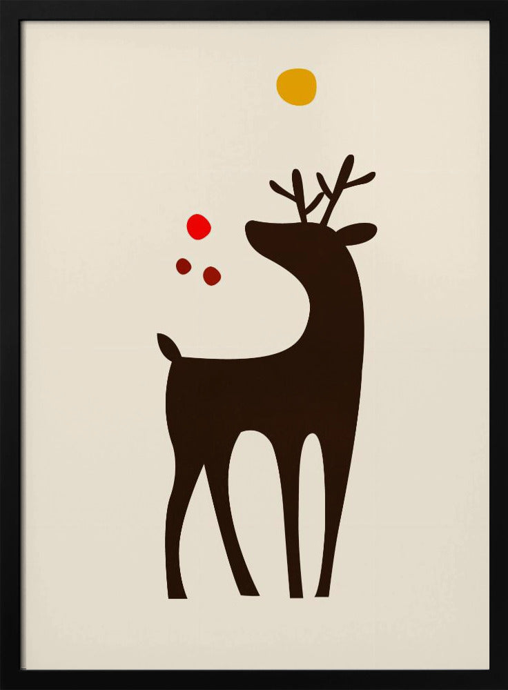 Rudolph Searching for His Nose | Poster