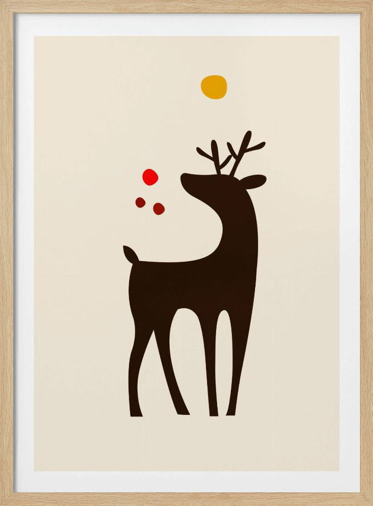 Rudolph Searching for His Nose | Poster