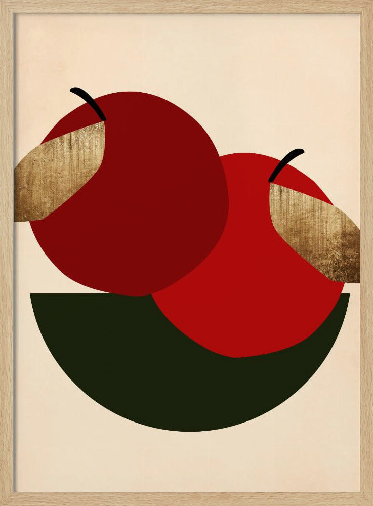 Two Red Apples | Poster