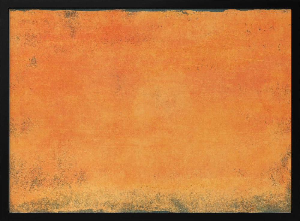 Minimal Orange Abstract 01 | Poster