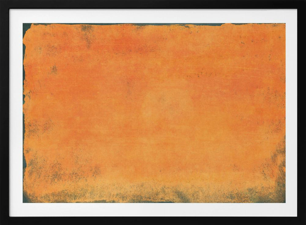 Minimal Orange Abstract 01 | Poster