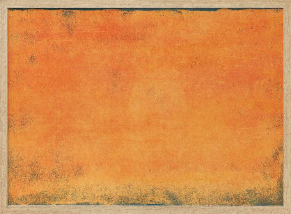 Minimal Orange Abstract 01 | Poster