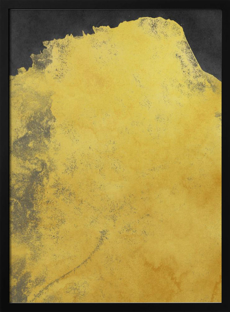 Minimal Landscape Black and Yellow 01 | Poster