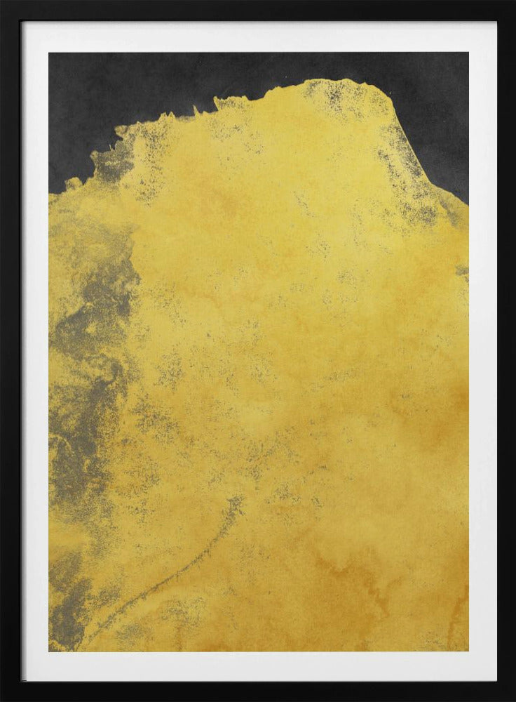 Minimal Landscape Black and Yellow 01 | Poster