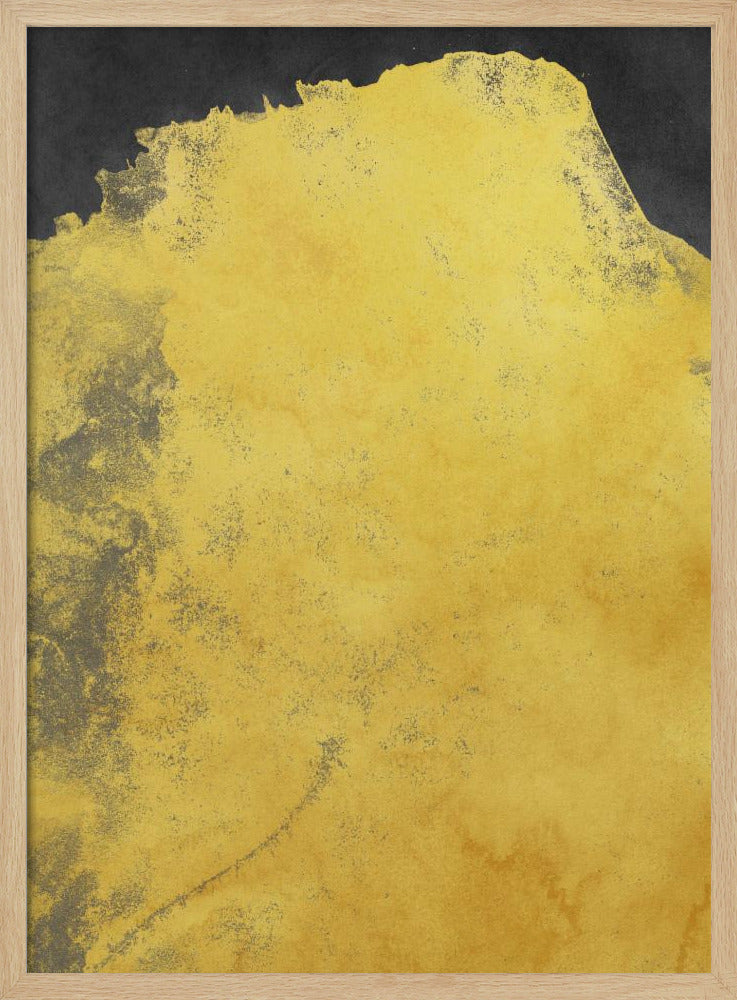 Minimal Landscape Black and Yellow 01 | Poster
