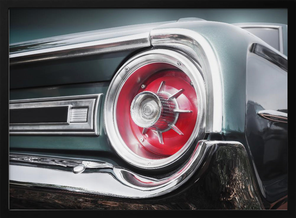 American classic car Galaxie 500 1964 Rear | Poster