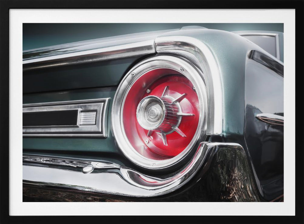 American classic car Galaxie 500 1964 Rear | Poster