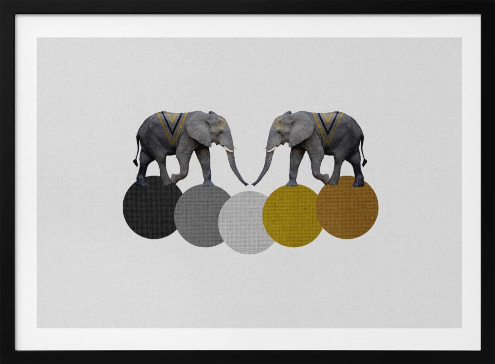 Tribal Elephants | Poster