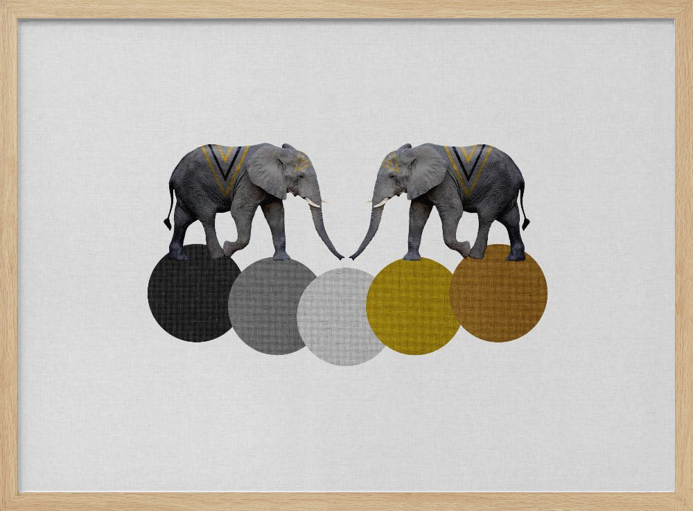 Tribal Elephants | Poster