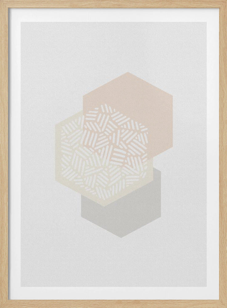Geometric Mute Colours I | Poster