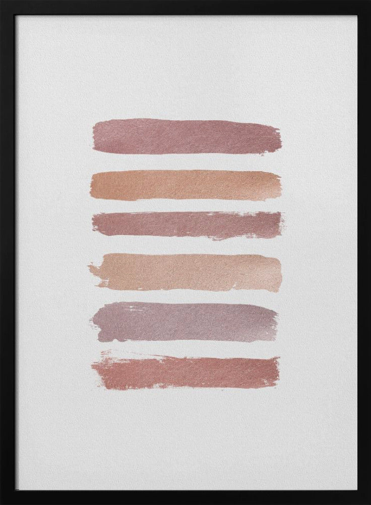 Dusty Rose Stripes | Poster